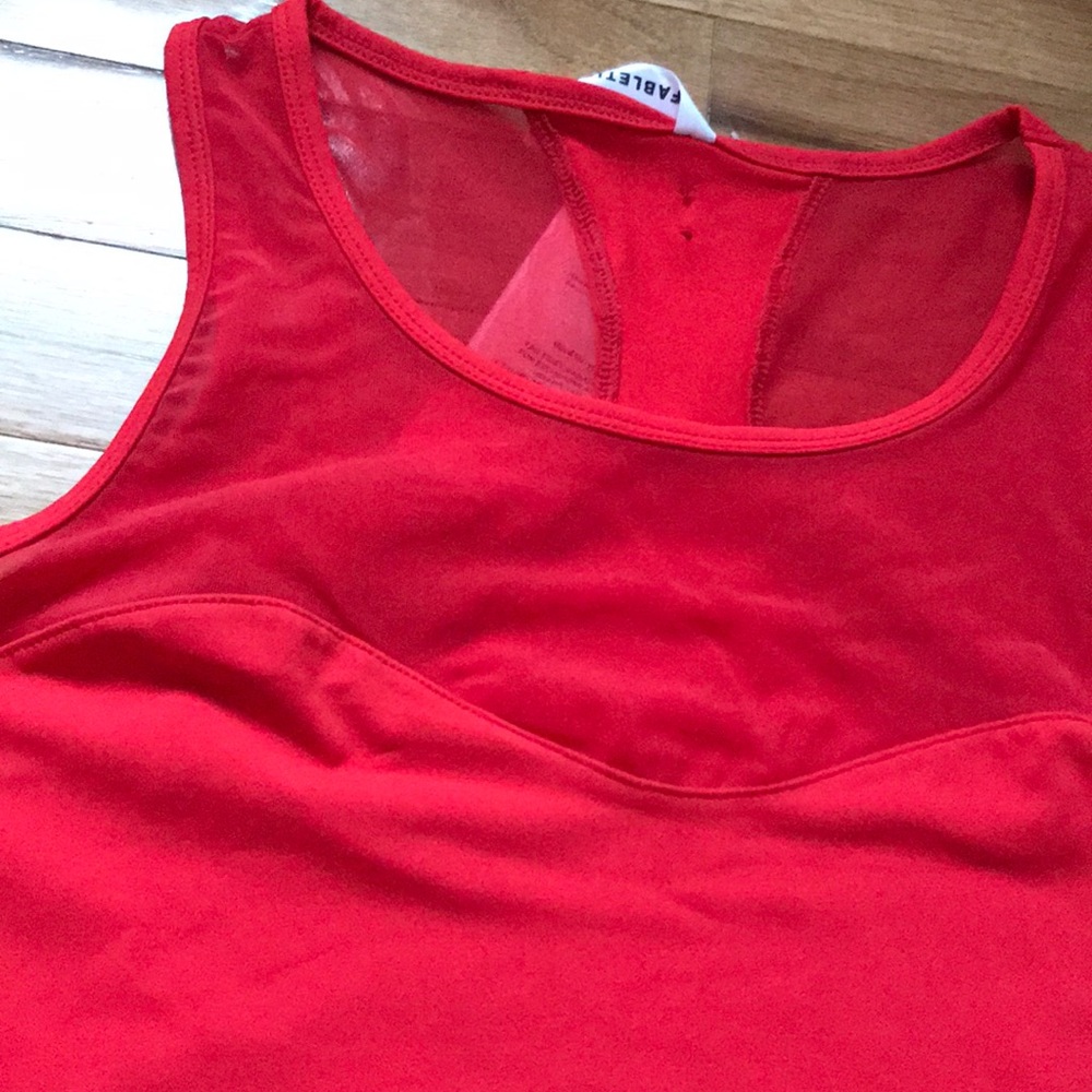 Fabletics Red Tank Top - Picture 2 of 5